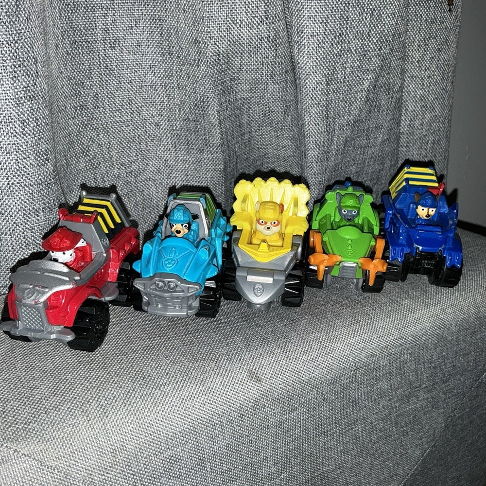 Nickelodeon Paw Patrol True Metal Dino Rescue‎ 6 CarS Trucks Cars